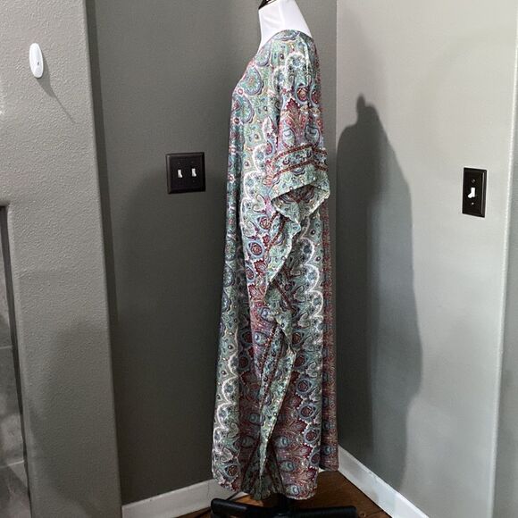 Gypsieblu Women Kaftans Dresses Caftan Long Maxi Printed Dress - Picture 9 of 12